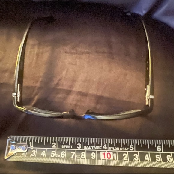 Coach BERNICE 844 BLACK Eyeglasses Frames Grey White Rectangle - Picture 14 of 16